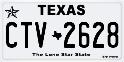 TX license plate CTV2628