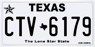 TX license plate CTV6179