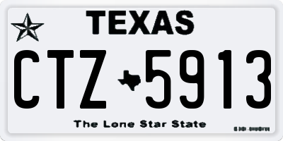 TX license plate CTZ5913