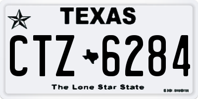TX license plate CTZ6284