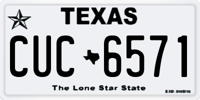 TX license plate CUC6571
