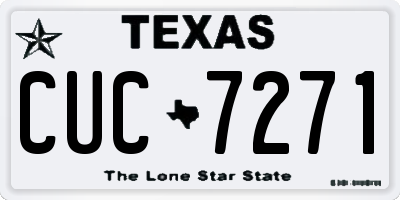 TX license plate CUC7271