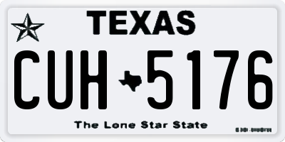 TX license plate CUH5176