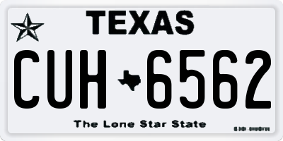 TX license plate CUH6562