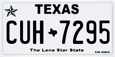 TX license plate CUH7295