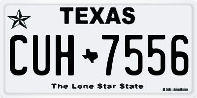 TX license plate CUH7556