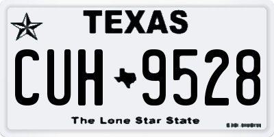 TX license plate CUH9528