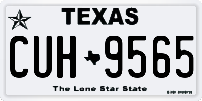 TX license plate CUH9565