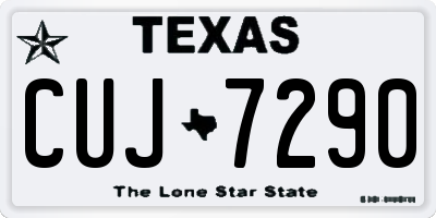 TX license plate CUJ7290