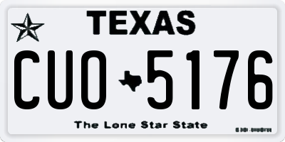 TX license plate CUO5176