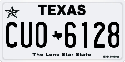 TX license plate CUO6128