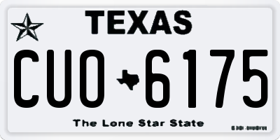 TX license plate CUO6175