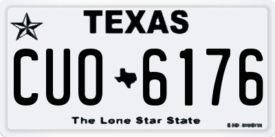 TX license plate CUO6176