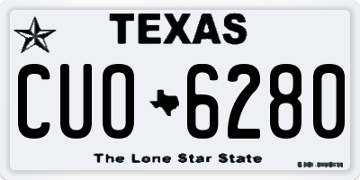 TX license plate CUO6280