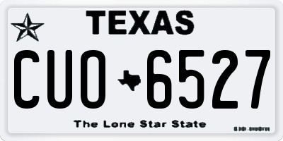 TX license plate CUO6527