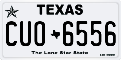 TX license plate CUO6556