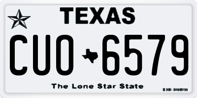 TX license plate CUO6579