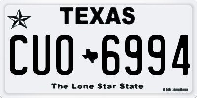TX license plate CUO6994