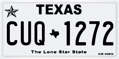 TX license plate CUQ1272