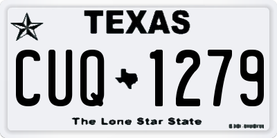 TX license plate CUQ1279