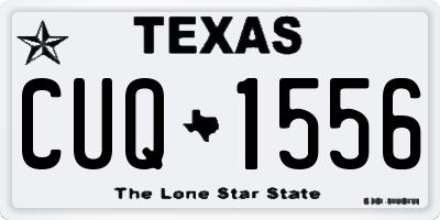 TX license plate CUQ1556