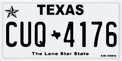 TX license plate CUQ4176