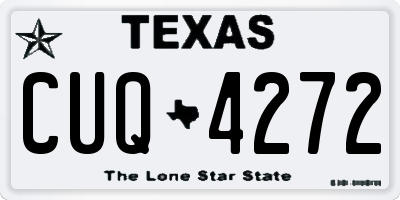 TX license plate CUQ4272