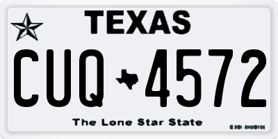 TX license plate CUQ4572
