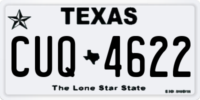 TX license plate CUQ4622