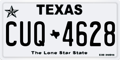 TX license plate CUQ4628