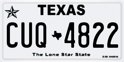 TX license plate CUQ4822