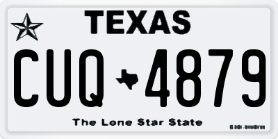 TX license plate CUQ4879