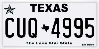 TX license plate CUQ4995