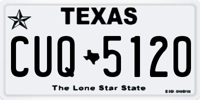 TX license plate CUQ5120