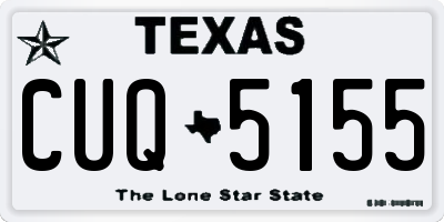 TX license plate CUQ5155