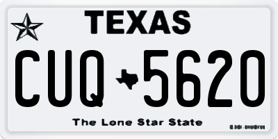 TX license plate CUQ5620