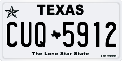 TX license plate CUQ5912