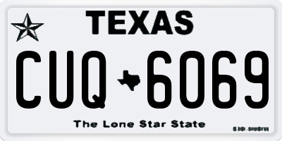 TX license plate CUQ6069