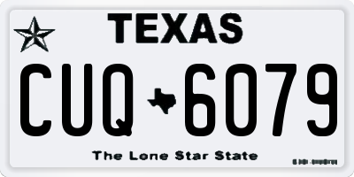 TX license plate CUQ6079