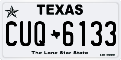 TX license plate CUQ6133