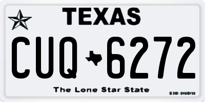 TX license plate CUQ6272