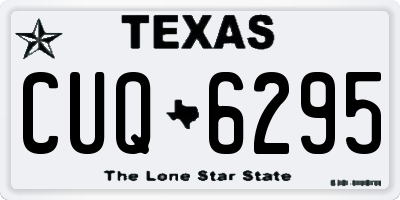 TX license plate CUQ6295