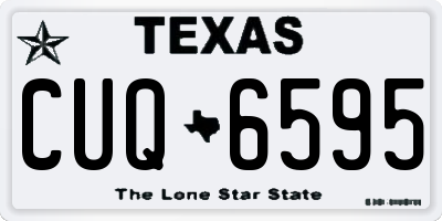 TX license plate CUQ6595