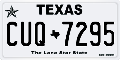 TX license plate CUQ7295