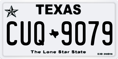 TX license plate CUQ9079