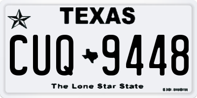 TX license plate CUQ9448