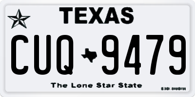 TX license plate CUQ9479