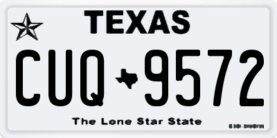 TX license plate CUQ9572