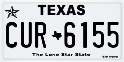 TX license plate CUR6155