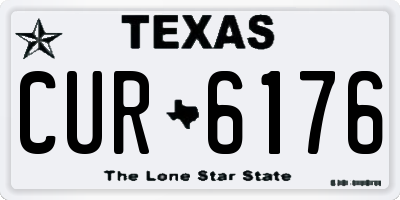 TX license plate CUR6176